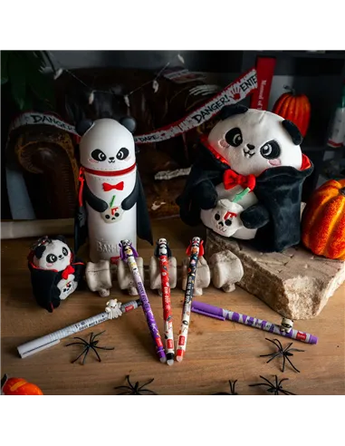 Trousse 2 en 1 en Silicone Panda « Bam-Boo » - Kawaii halloween - Legami