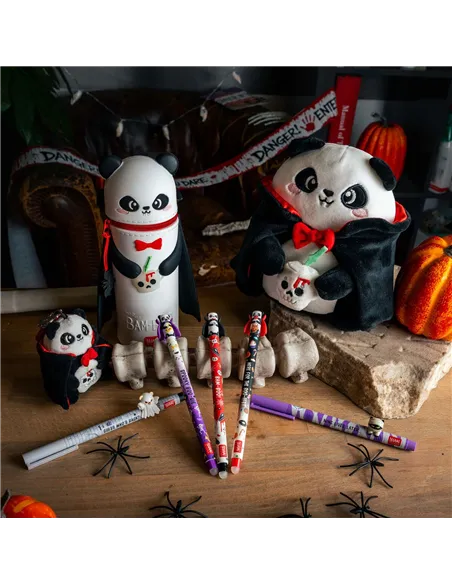 Trousse 2 en 1 en Silicone Panda « Bam-Boo » - Kawaii halloween - Legami