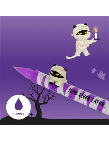 Set de 2 Stylos Gel avec Animal Décoratif - Lovely Friends - Spooky Party halloween 2026 - Legami