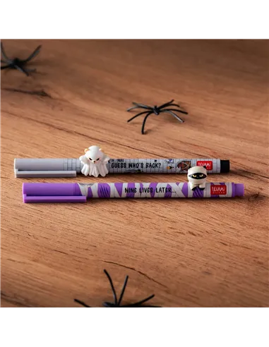 Set de 2 Stylos Gel avec Animal Décoratif - Lovely Friends - Spooky Party halloween 2026 - Legami