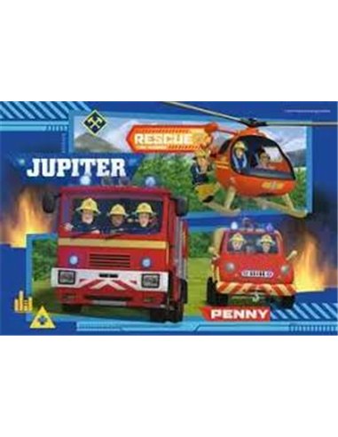 Puzzles 2x24 pièces Sam le pompier