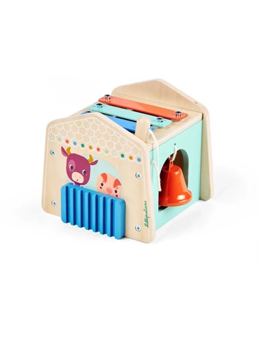 Jouet d'éveil sonore - Maisonnette Ferme - Lilliputiens