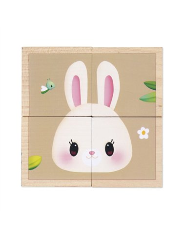 FERME - BARQUETTE 4 CUBES - Janod