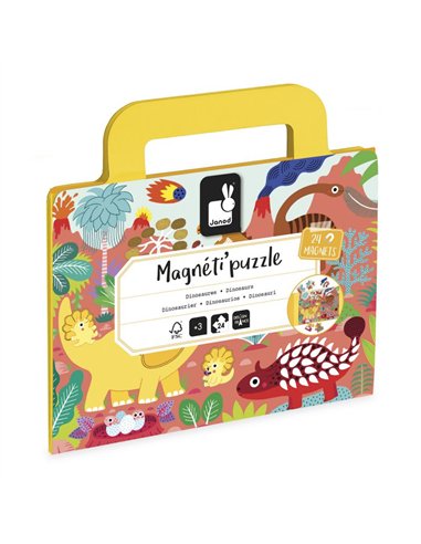 MAGNETI'PUZZLES – DINO 24 PCS - Janod