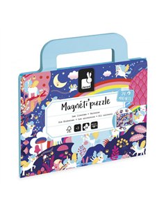 MAGNETI'PUZZLES - LICORNES 24 PCS - Janod