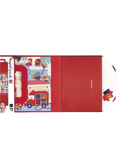 MAGNETI'PUZZLES - POMPIERS 36 PCS - Janod