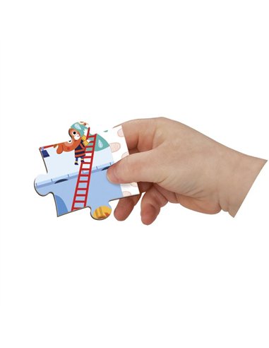 MAGNETI'PUZZLES - POMPIERS 36 PCS - Janod