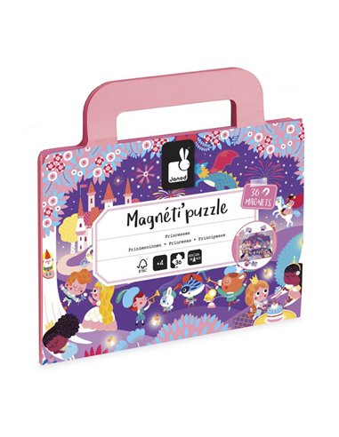 MAGNETI'PUZZLES - PRINCESSES 36 PCS - Janod