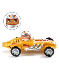 CRAZY MOTORS - VOITURE - Yellow Super Speed - Djeco 2