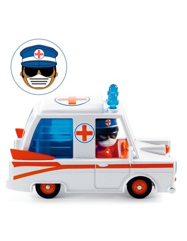 Crazy motors - voiture - hurry ambulance - djeco