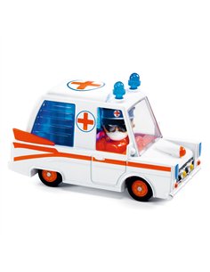Crazy motors - voiture - hurry ambulance - djeco