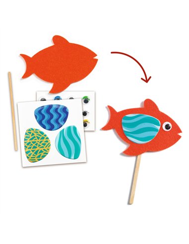 COLLAGES - Collages - Joyeux aquarium - djeco