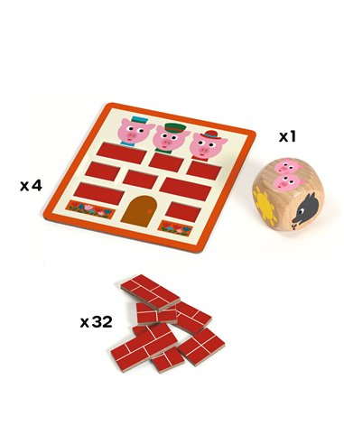 Jeu de dés - Toc Toc Bricks - Djeco