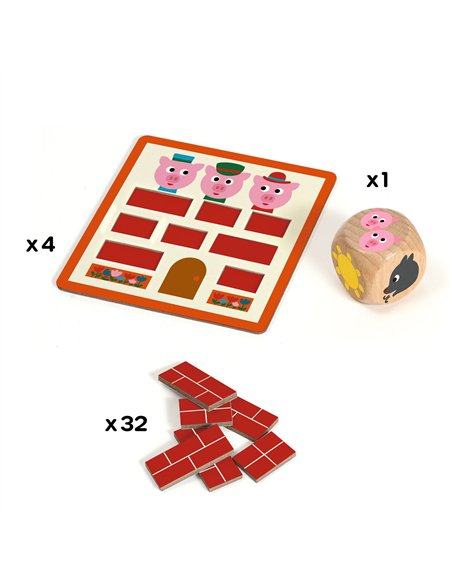 Jeu de dés - Toc Toc Bricks - Djeco