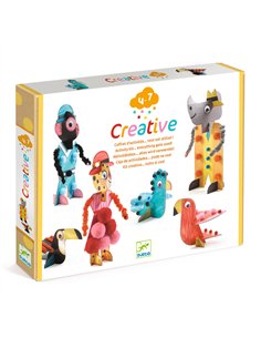 COFFRETS MULTI ACTIVITES - Creative - Coffret d'activités… tout est utilisé ! - Les Chics de la savane - Djeco