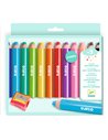CRAYONS - 12 gros CRAYONS GRAS - Djeco