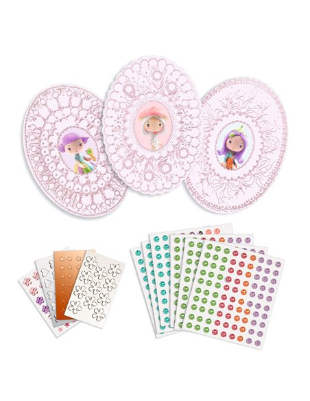 TINYLY - ARTS & CRAFTS - Collages Amy & Co - Djeco