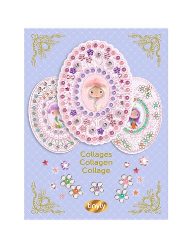 TINYLY - ARTS & CRAFTS - Collages Amy & Co - Djeco