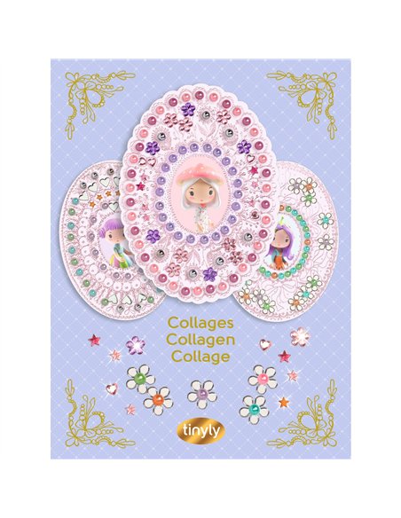 TINYLY - ARTS & CRAFTS - Collages Amy & Co - Djeco