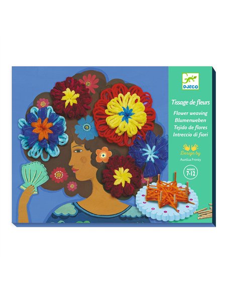 Tissage de fleurs - Un hémisphère dans une chevelure - Djeco