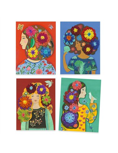 Tissage de fleurs - Un hémisphère dans une chevelure - Djeco
