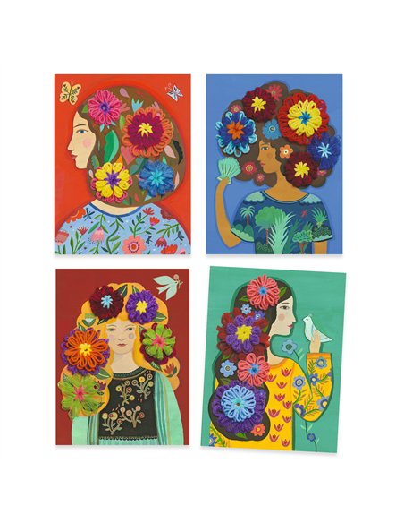Tissage de fleurs - Un hémisphère dans une chevelure - Djeco