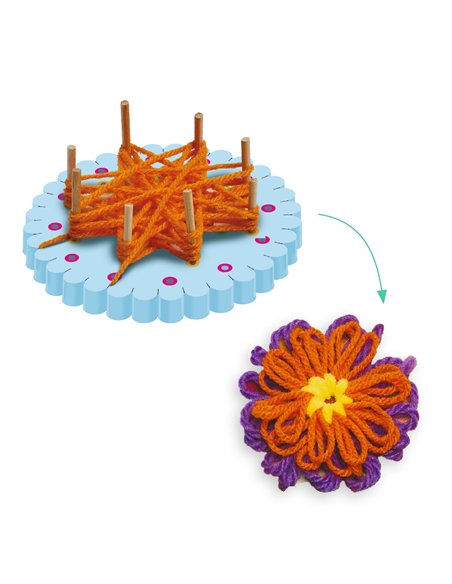 Tissage de fleurs - Un hémisphère dans une chevelure - Djeco