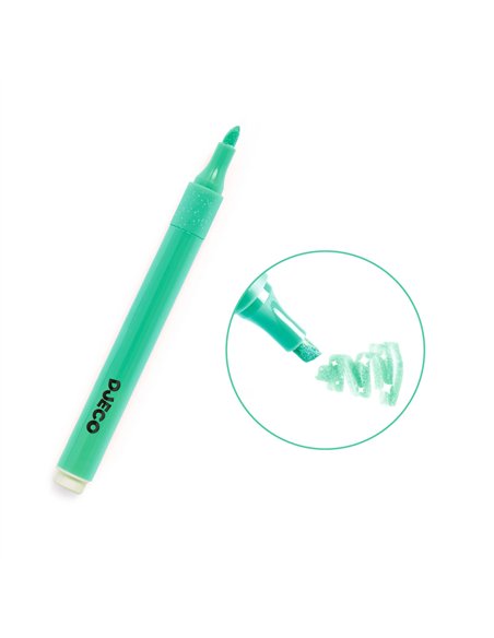 FEUTRES ET MARQUEURS - Lot de 6 surligneurs glitter- Mojito - Djeco