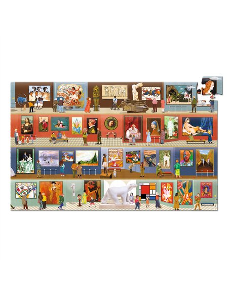 Puzzle d'observation au musée 500 pcs - Djeco