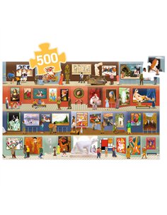 Puzzle d'observation au musée 500 pcs - Djeco 2