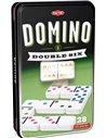 Tactic Domino double 6 boîte métal