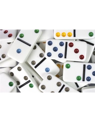 Tactic Domino double 6 boîte métal