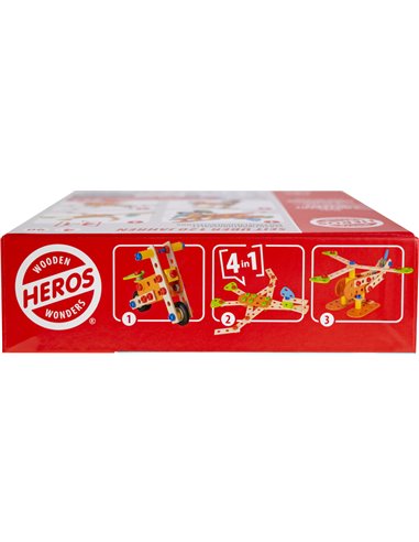 Heros Constructor Avion biplan 90 pcs