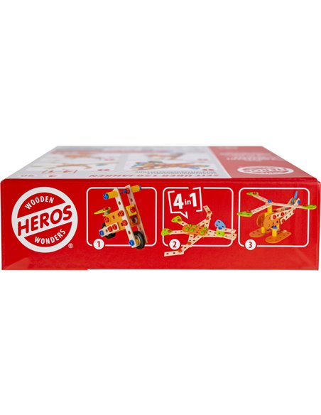 Heros Constructor Avion biplan 90 pcs
