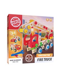 Heros Constructor Camion de pompiers 155 pcs