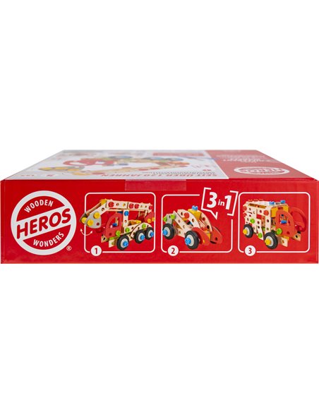 Heros Constructor Camion de pompiers 155 pcs