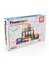 PicassoTiles Magnetic Tile Building Set de formes uniques 42 Pieces
