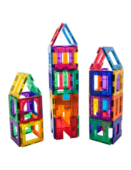 PicassoTiles Magnetic Tile Building Set de formes uniques 42 Pieces