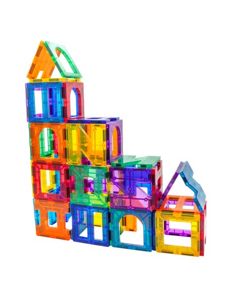 PicassoTiles Magnetic Tile Building Set de formes uniques 42 Pieces