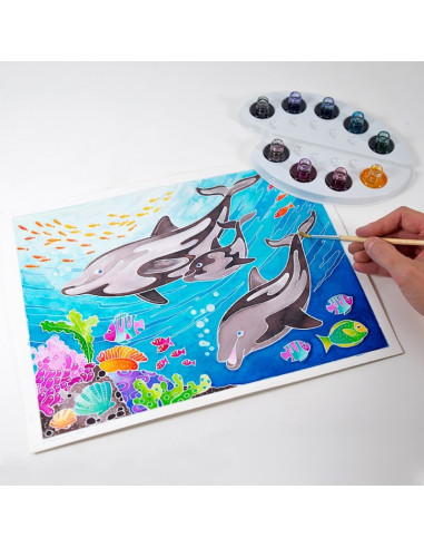 AQUARELLUM "Dauphins"