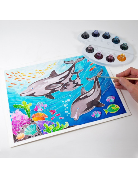 AQUARELLUM "Dauphins"
