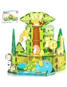 PicassoTiles Kit Magnétique 46 Pièces Thème safari 2