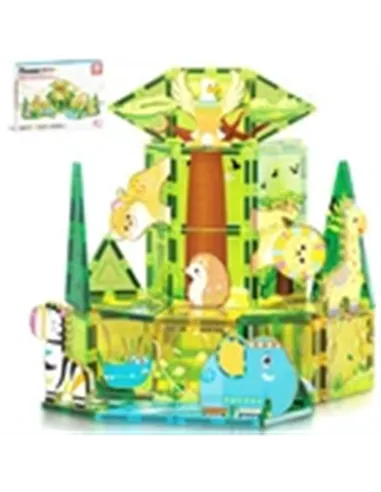 PicassoTiles Kit Magnétique 46 Pièces Thème safari