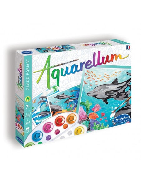 AQUARELLUM "Dauphins"