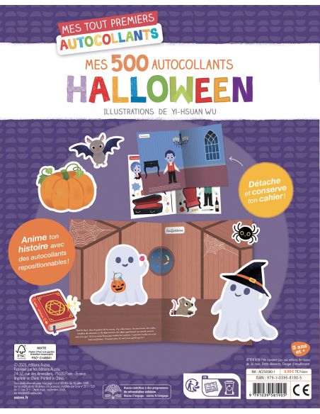MES TOUT PREMIERS AUTOCOLLANTS - MES 500 AUTOCOLLANTS HALLOWEEN