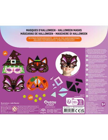 MA POCHETTE D'ARTISTE - MASQUES D'HALLOWEEN