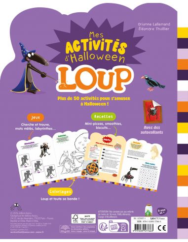 LOUP - MES ACTIVITÉS D'HALLOWEEN