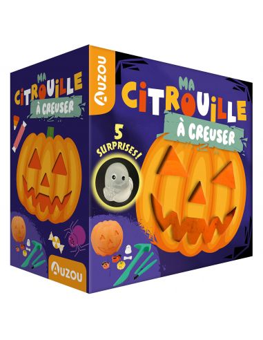 MA CITROUILLE À CREUSER halloween - Auzou