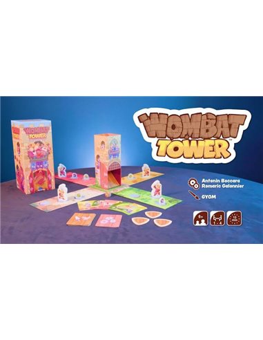 Wombat Tower - Blue orange