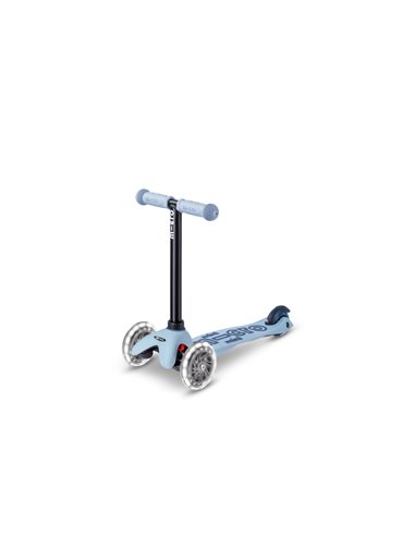 Trottinette évolutive Micro Mini2Grow 2.0 Bleu Ardoise LED